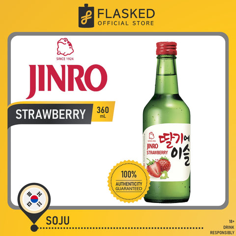 Jinro Chamisul Soju Strawberry 360mL