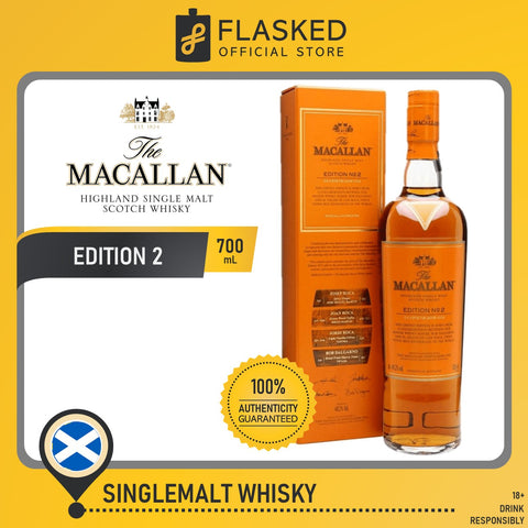 The Macallan Edition No. 2 Highland 700mL Single Malt Scotch Whisky