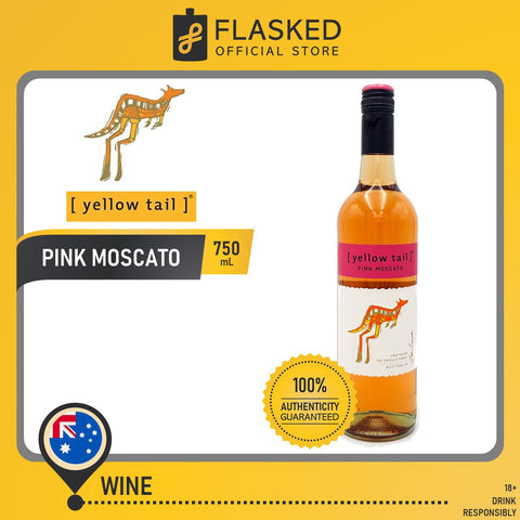 Yellow Tail Pink Moscato Rose Wine 750mL