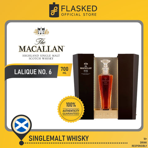 The Macallan Lalique No. 6 Highland 700mL Single Malt Scotch Whisky