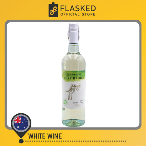 Yellow Tail Pure Bright Pinot Grigio White Wine 750mL