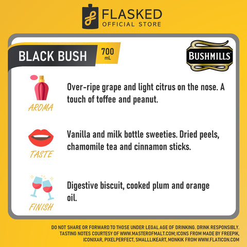 Bushmills Black Bush Irish Whiskey 700mL