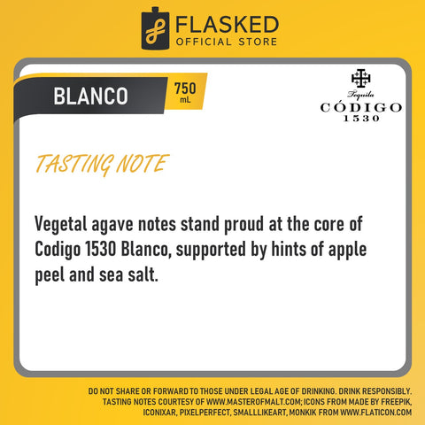 Codigo 1530 Blanco Tequila 750mL