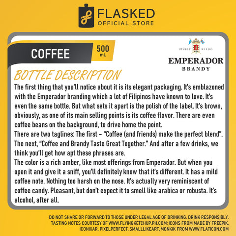Emperador Coffee Brandy 500mL