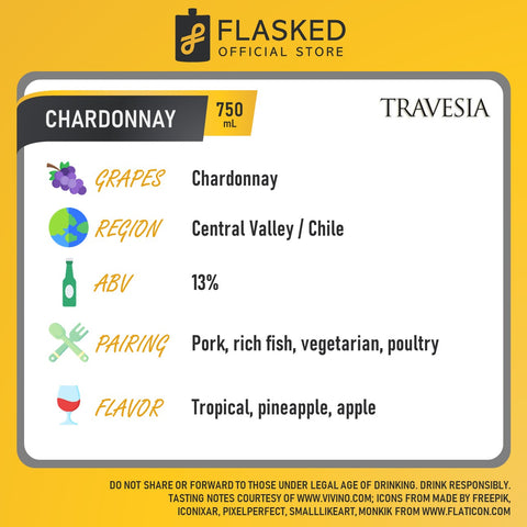 Travesia Chardonnay 750mL