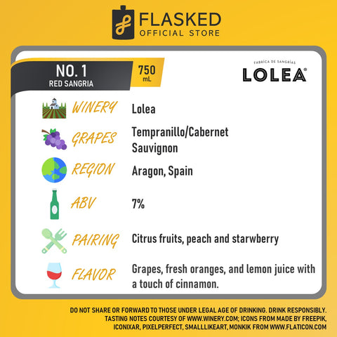 Lolea No. 1 Red Sangria 750mL