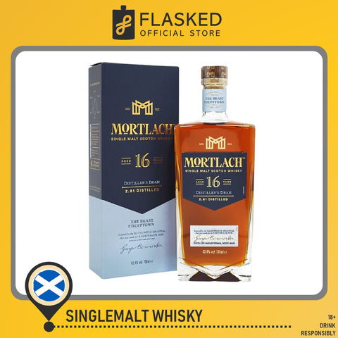 Mortlach 16 Year Old Singlemalt Scotch Whisky 700mL w/ Free Gift Bag
