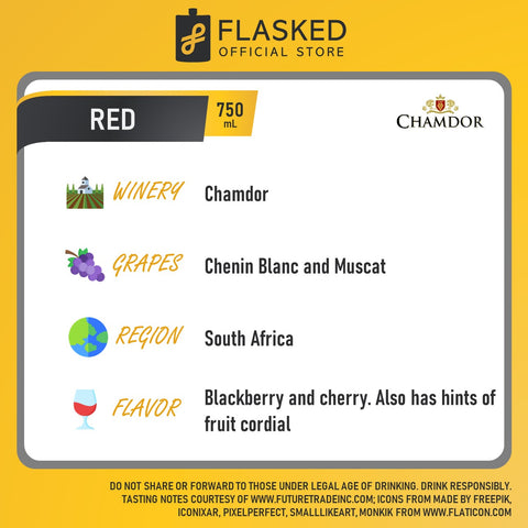 Chamdor Sparkling Red Grape 750 ml