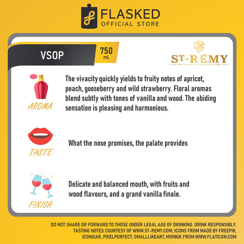 St. Remy VSOP Authentic French Brandy 700mL