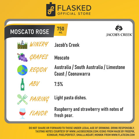 Jacob's Creek Moscato Rose 750mL