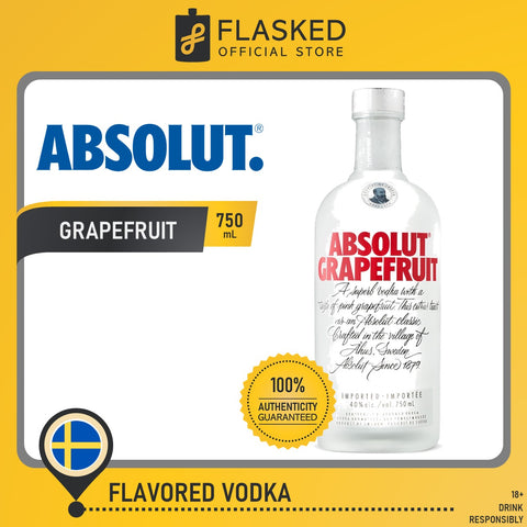 Absolut Grapefruit Vodka 750mL