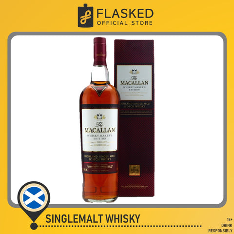 The Macallan Whisky Maker's Edition Highland 1L Single Malt Scotch Whisky