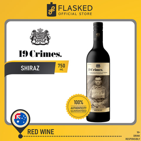 19 Crimes Shiraz Red Wine 750mL