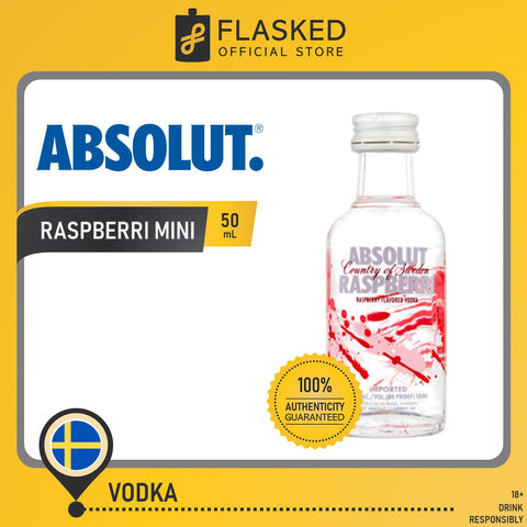 Absolut Raspberri Mini 50mL