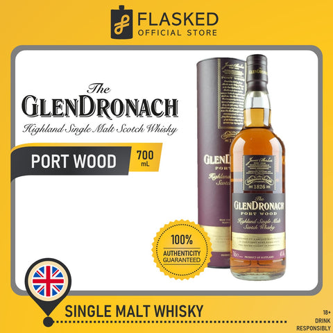 Glendronach Port Wood Highland Single Malt Scotch Whisky 700mL
