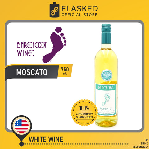 Barefoot Moscato White Wine 750mL