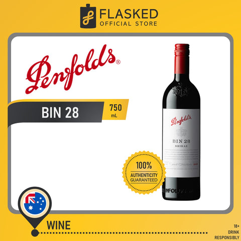 Penfolds Bin 28 Shiraz Vintage 2019 750mL with FREE Bottle Engraving