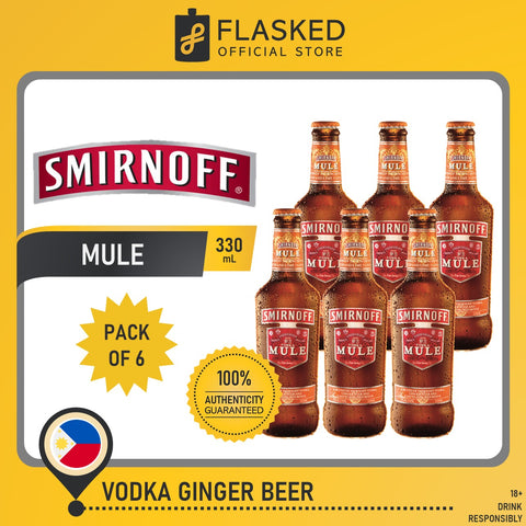 Smirnoff Mule Vodka Ginger Beer 330mL 6 Bottles