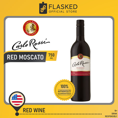 Carlo Rossi Red Moscato Wine 750mL