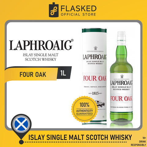 Laphroaig Four Oak Single Malt Scotch Whisky 1L