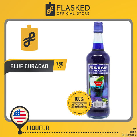 Walsh Blue Curacao Liqueur 750mL