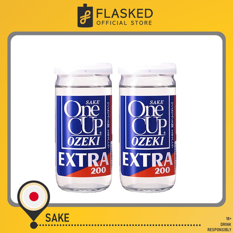 Ozeki One Cup Extra Sake Rice Wine 200mL 2 Pack