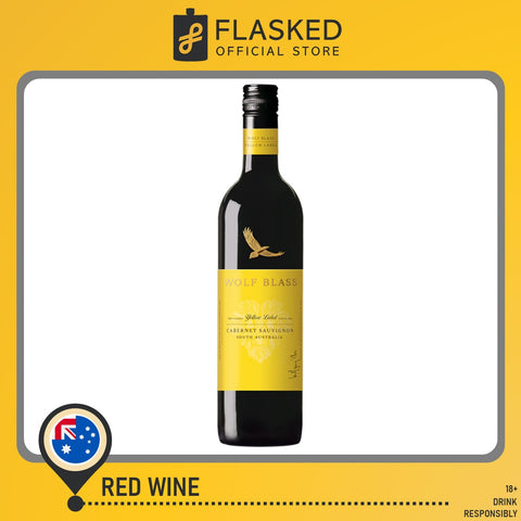 Wolf Blass Yellow Label Cabernet Sauvignon Red Wine 750mL