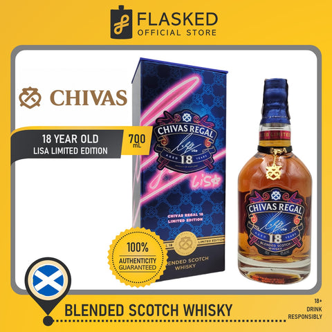 Chivas Regal 18 Year Old Lisa Limited Edition 700ml Blended Scotch Whisky Blackpink