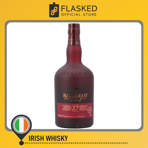 Redbreast 27 Year Old Single Pot Still Ruby Port Casks Irish Whisky 700mL