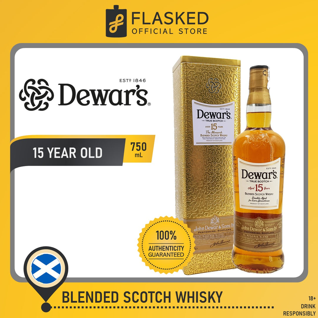 Dewar's 15 Year Old Blended Scotch Whisky 750 mL Limited Edition Tin C