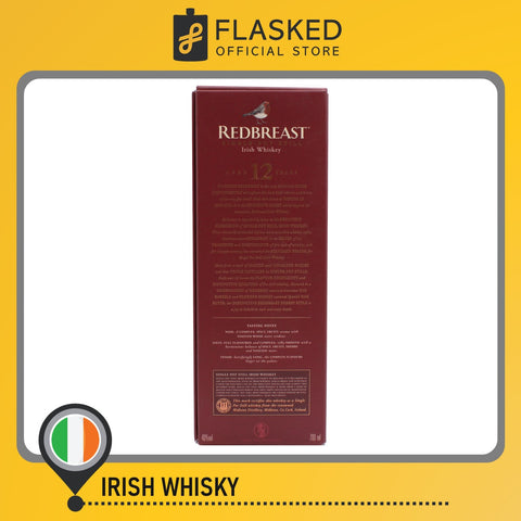Redbreast 12 Year Old Single Pot Still Irish Whisky 700mL